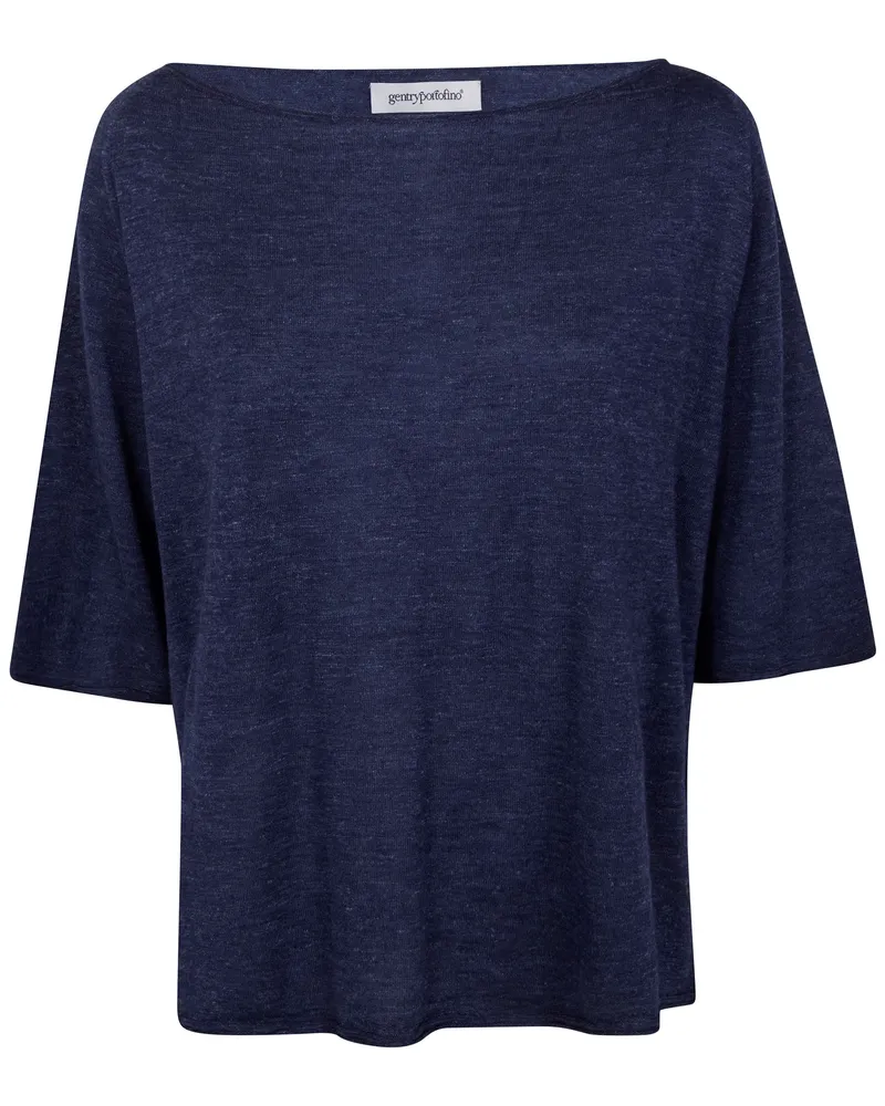 Gentryportofino Knit Sweater Blue