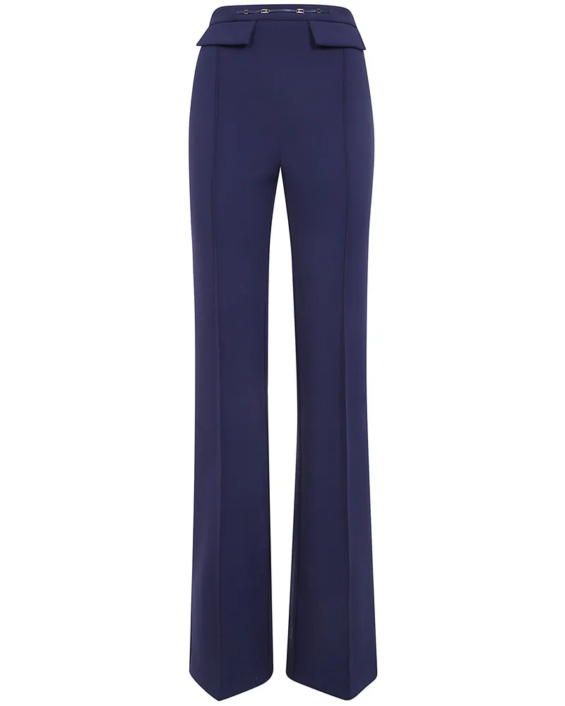 Elisabetta Franchi Pants Classic Night Blue Blue