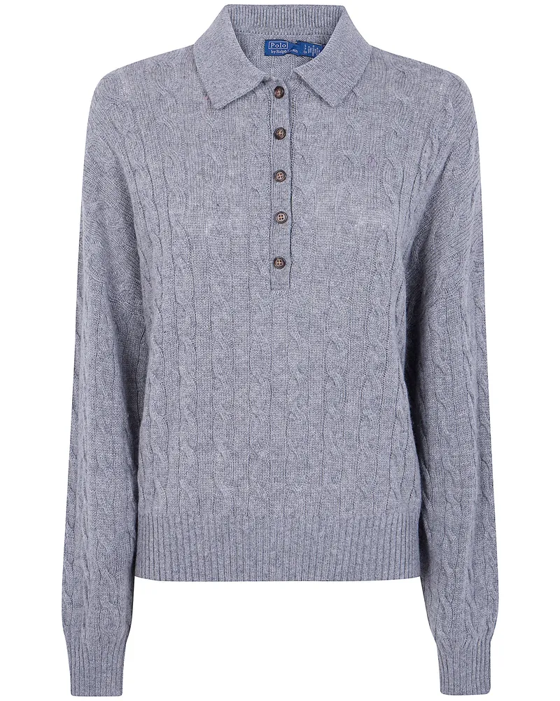 Ralph Lauren Sweater Cashmere "Outpost Gray Heather Gray