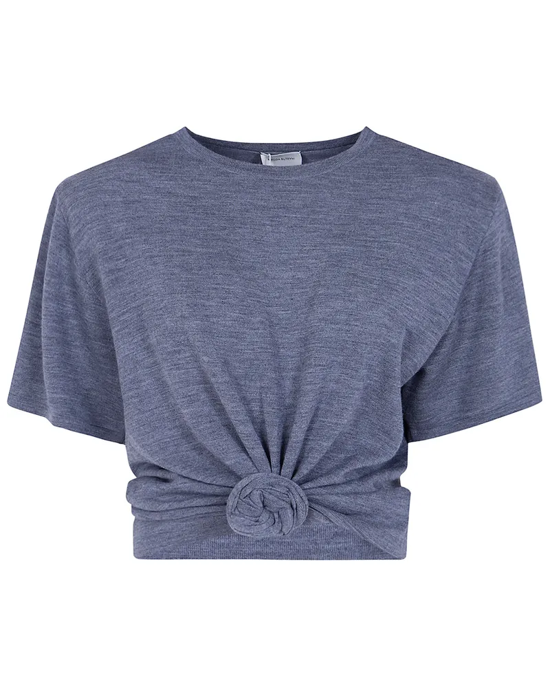 Magda Butrym T-Shirt Wool "Knitwear Tshirt Gray
