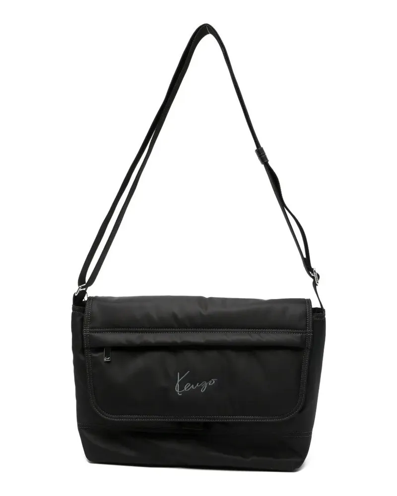 Kenzo Messenger Bag Nylon Black "Kenzo One Black