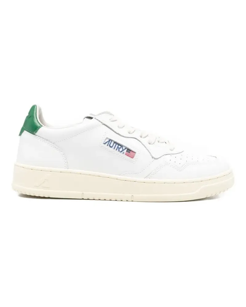 AUTRY Medalist Low Man Leather Sneakers White