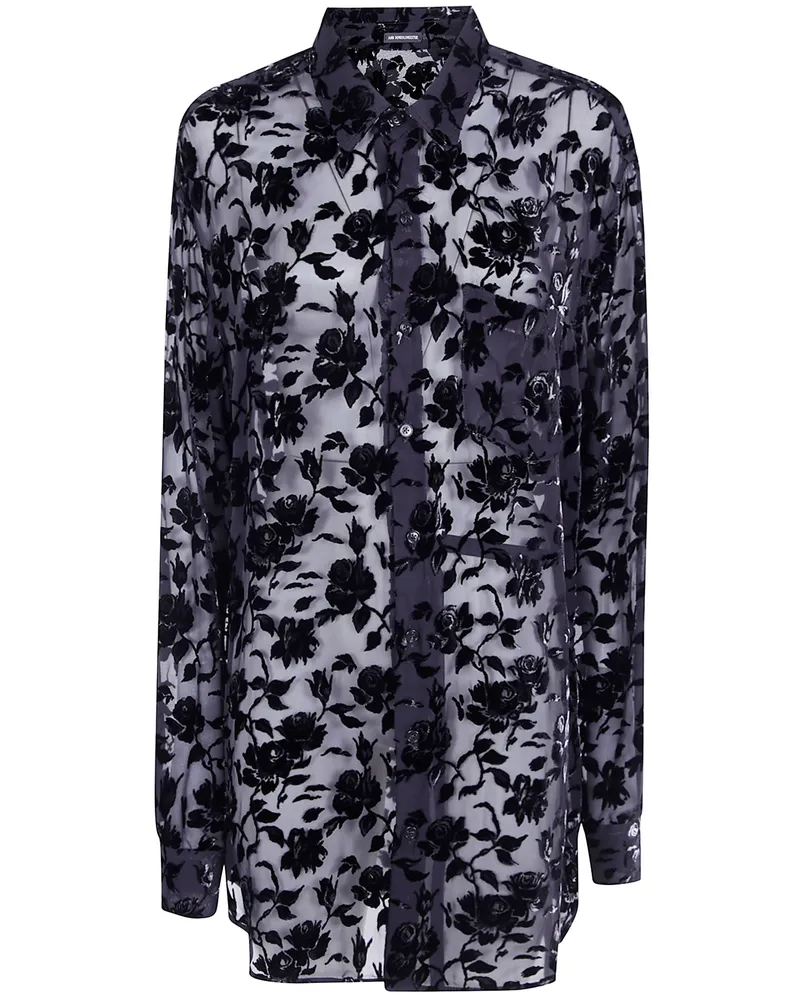 Ann Demeulemeester Shirt Long High Comfort "Elisabeth Black