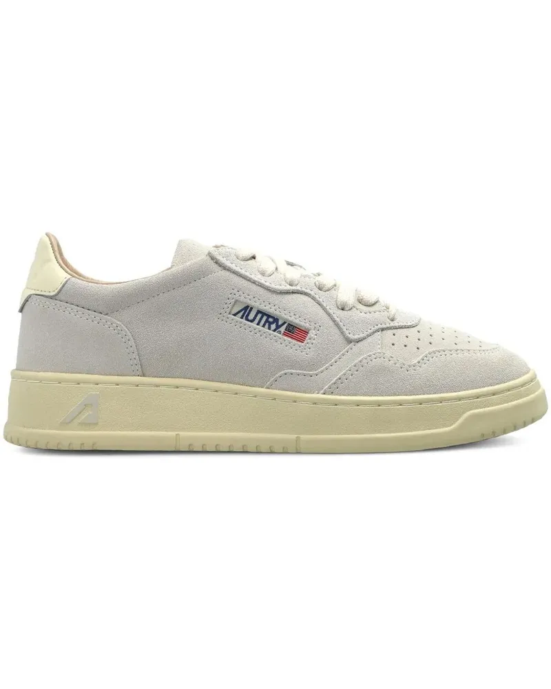 AUTRY Medalist Low" Suede Sneakers White