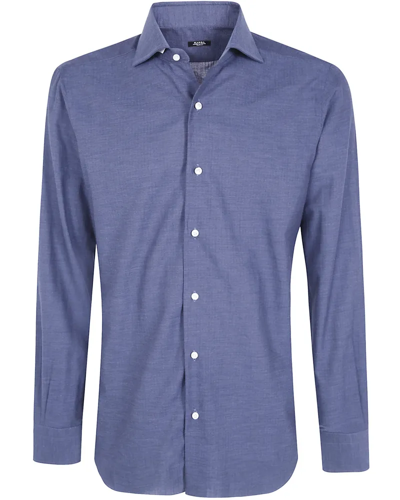 BARBA Shirt Classic Blue "Chevron Blue