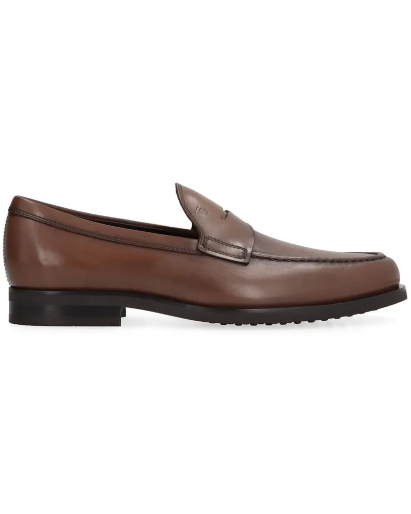 TOD'S Formal Classic Loafer Brown
