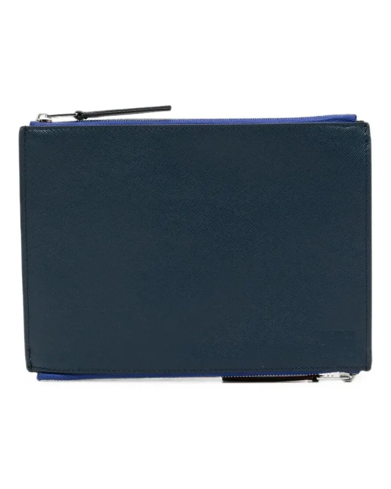 Paul Smith Wallet Zipper Pouch "Travel Zip Pch Blue