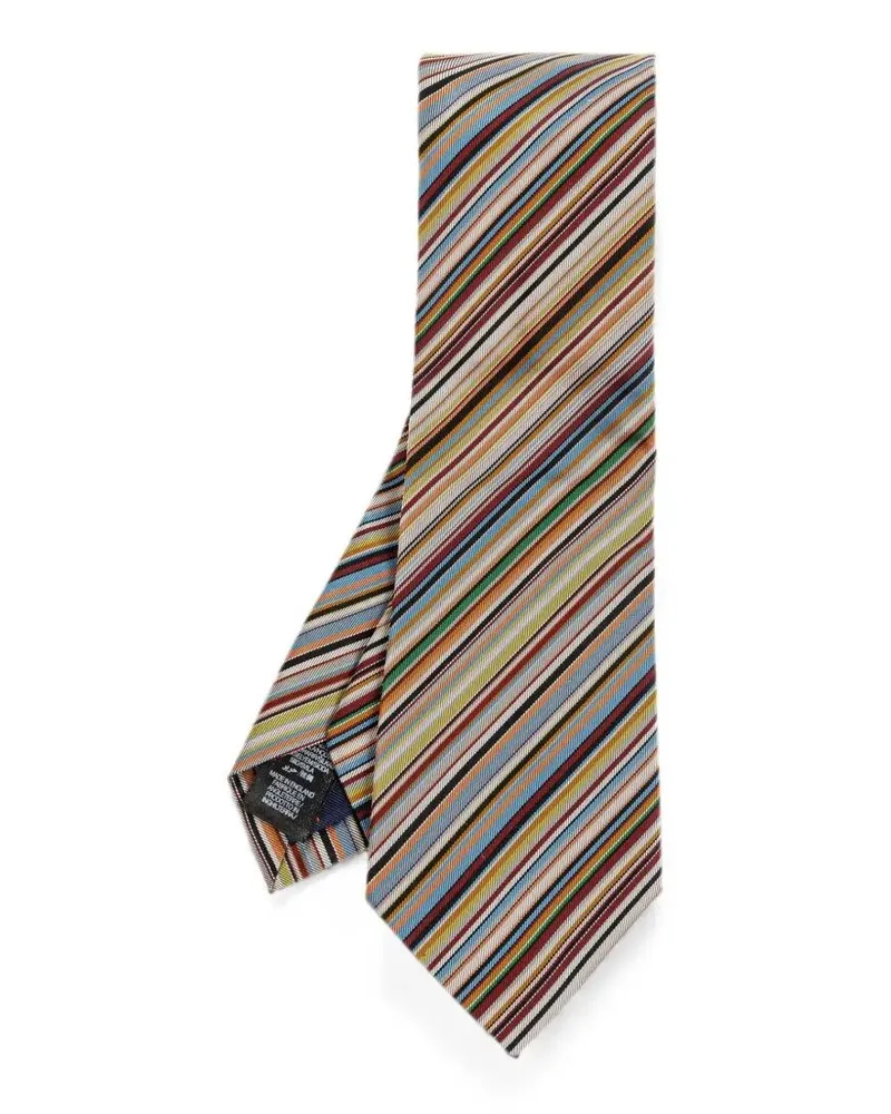 Paul Smith Tie Multicolor "New Signature 8Cm Multi