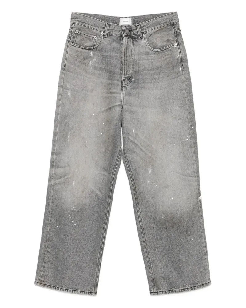 Haikure New Jo" Dive Splash Black Jeans Gray