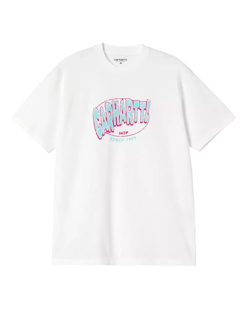 Carhartt WIP Ss Hot Script T-Shirt White