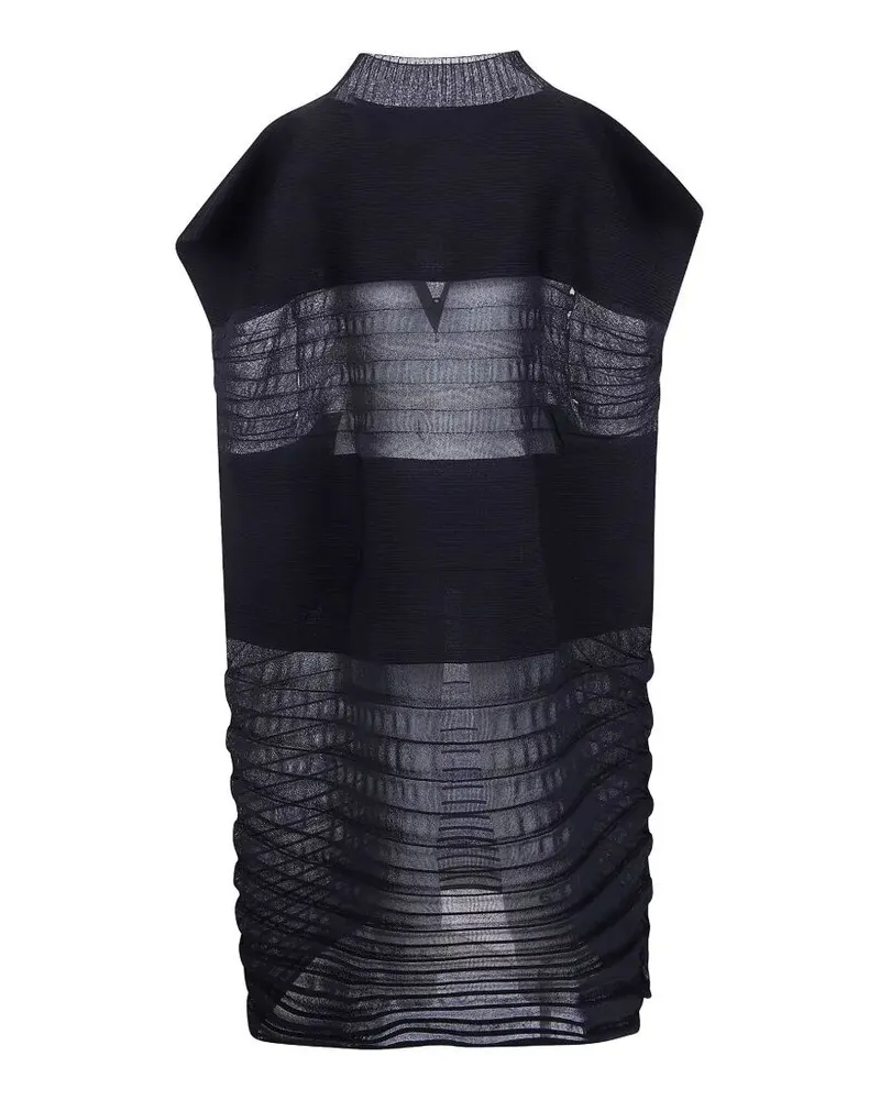 Issey Miyake Moving Knit" Dress Black