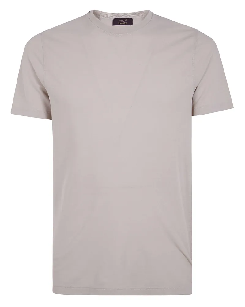 Zanone Short Sleeves T-Shirt Beige