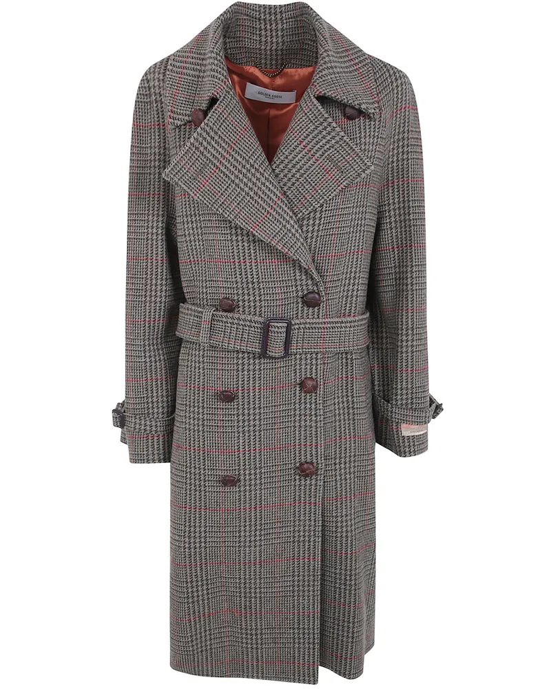 Golden Goose Trench Coat Windowed "Journey Roxanne Gray