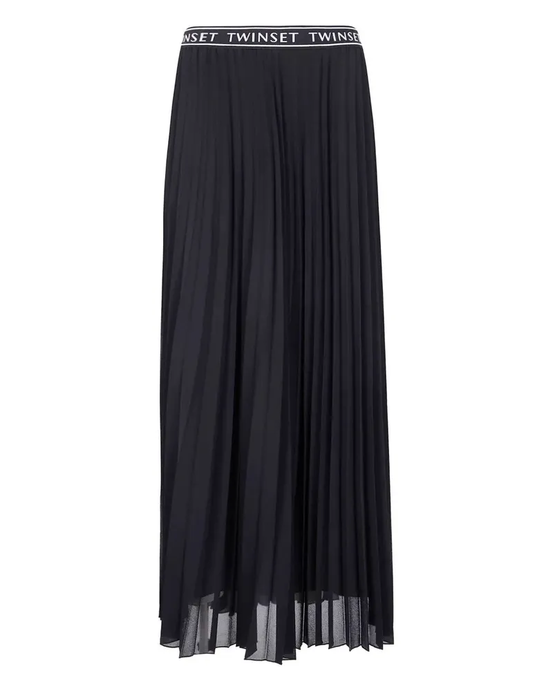 Twin-Set Archive Collection Midi Round Skirt Black