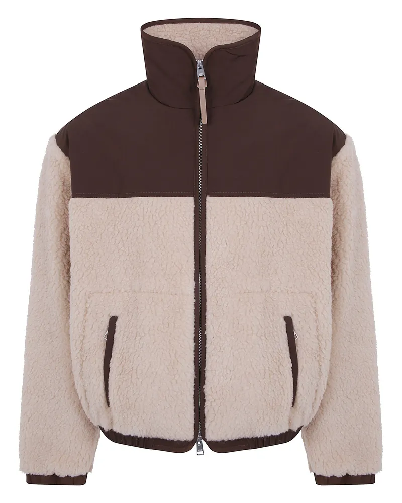 AMI Paris Jacket With Zipped Front "Zipped Jacket With N Beige