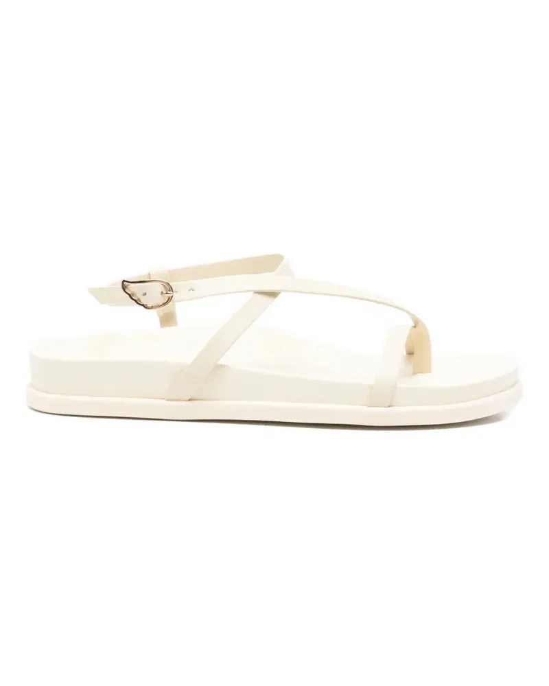 Ancient Greek Sandals Aimilia" Women`S Flat Sandals White