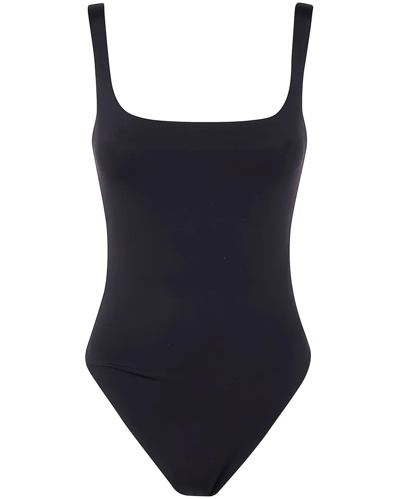 Entire Studios Square Neck Bodysuit Black