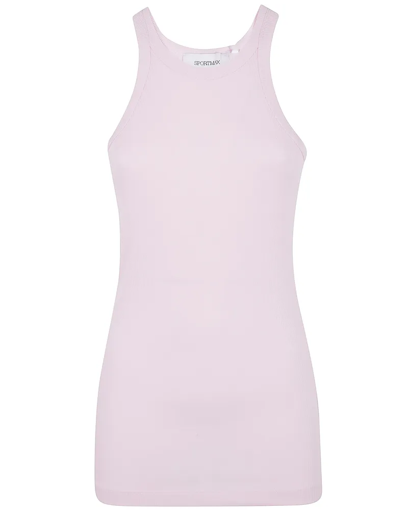 Max Mara Nastie Silk Cotton Tank Top Pink