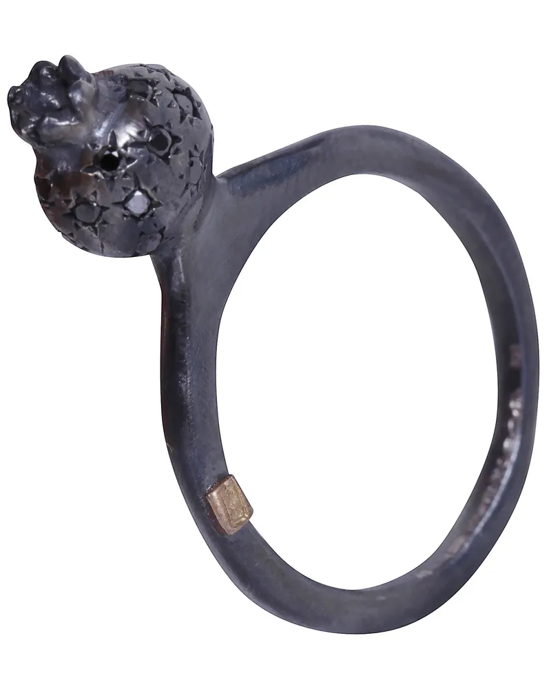Rosa Maria Ring Lion Head "Eriko R Metallic