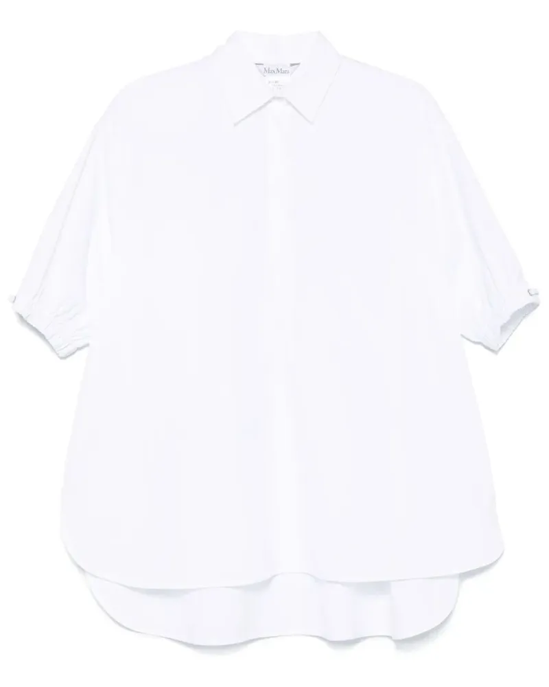 Max Mara Teano Popeline Shirt White