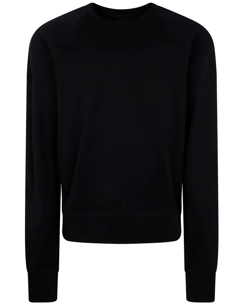 THOM KROM Men Sweatshirt Pullover Round Neck Black
