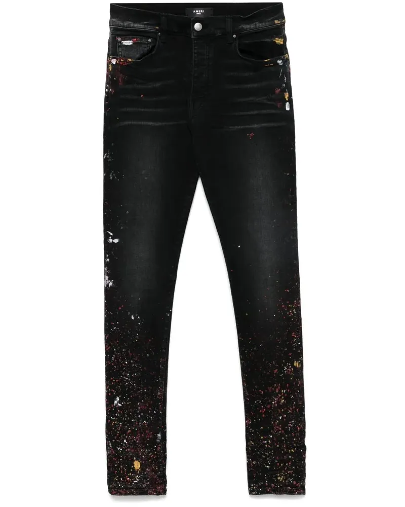 Amiri Painter Skinny Jeans Black