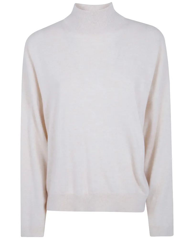 Brunello Cucinelli Sweater Cashmere Turtleneck Beige