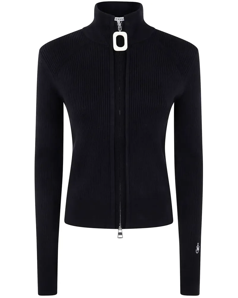 J.W.Anderson J. W.ANDERSON Fitted Zip Up Cardigan Black
