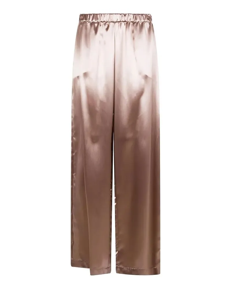 Fabiana Filippi Campagna' Wide Leg Trousers Brown