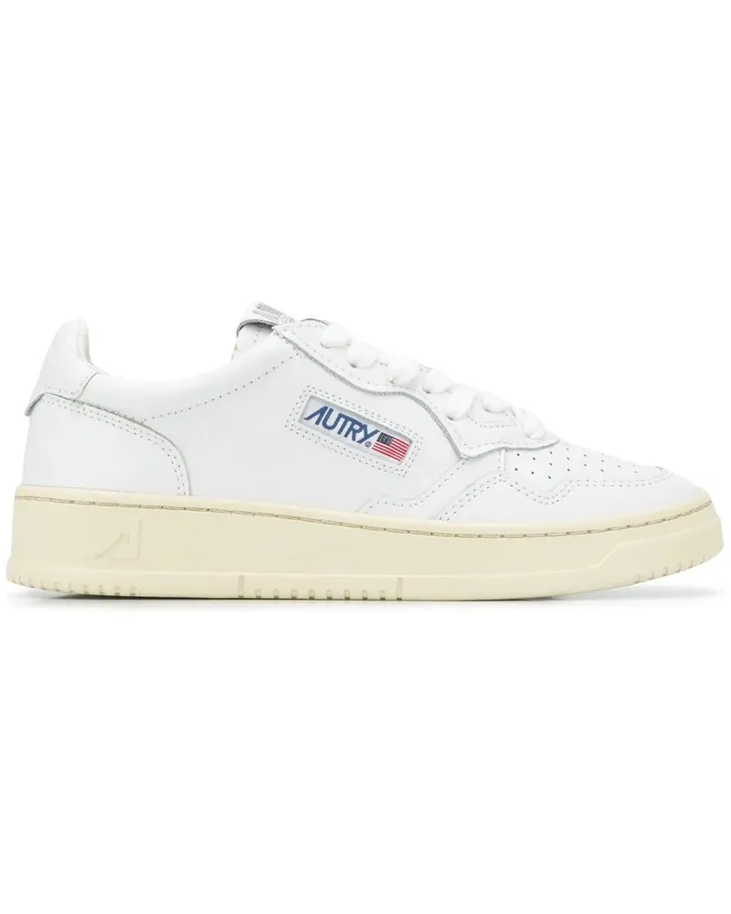 AUTRY Medalist Low Leather Sneakers White