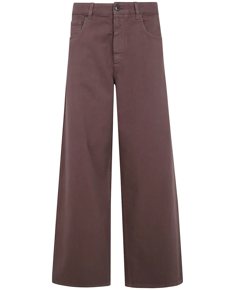 Brunello Cucinelli Pants Dyed "M0h81p4075 C832 Brown