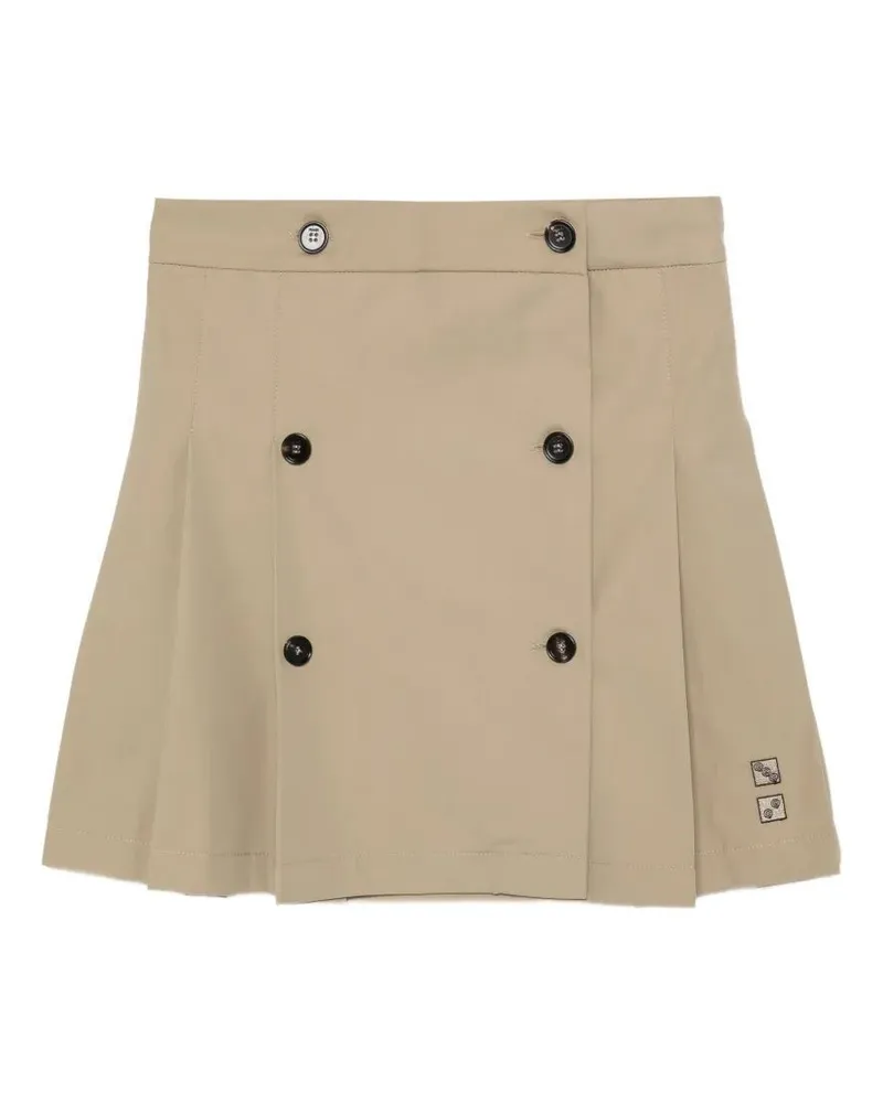 Fendi Cotton Skirt "Cotton Trench Skirt Brown