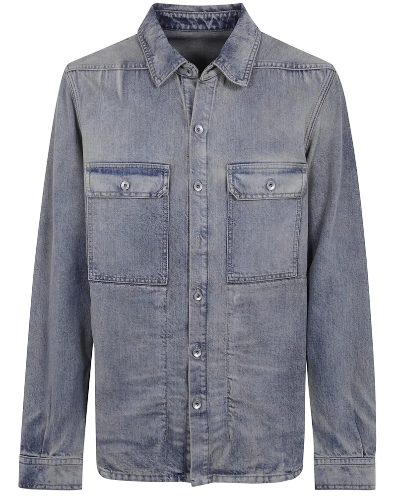 DRKSHDW by Rick Owens Jacket Denim Outershirt Jacket Gray