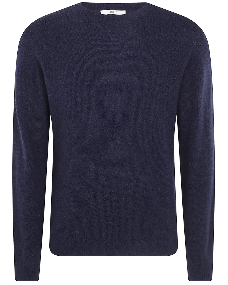 Nuur Sweater Long Sleeves Round Neck Blue