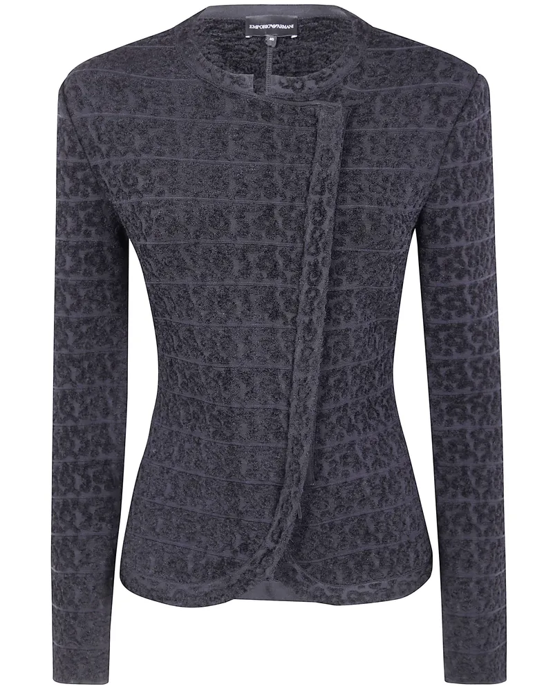 Emporio Armani Jacquard Jacket Black