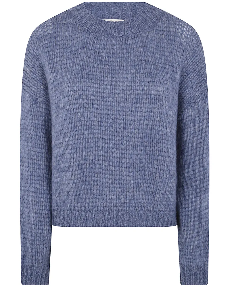 Nuur Sweater Long Sleeves Round Neck Blue