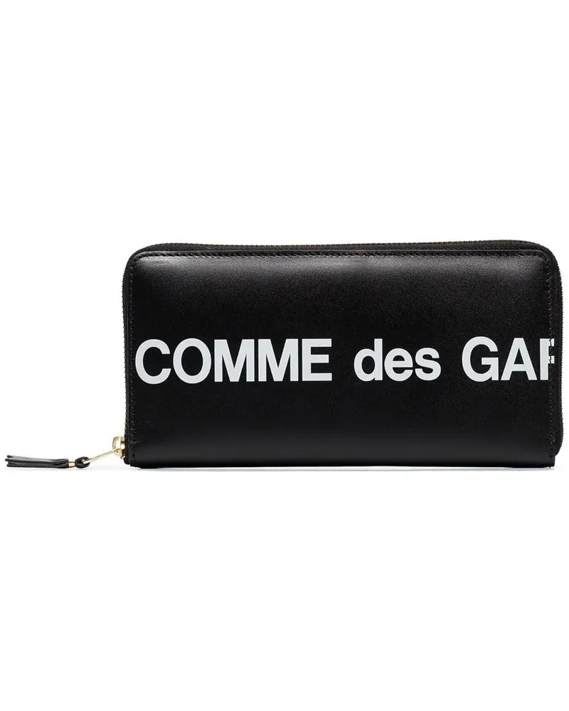 Comme des Garçons Huge Logo 205X100 Mm" Wallet Black
