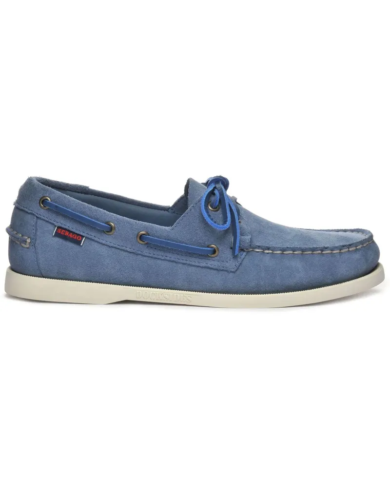 Sebago Portland Flesh Out Boat Shoes Blue