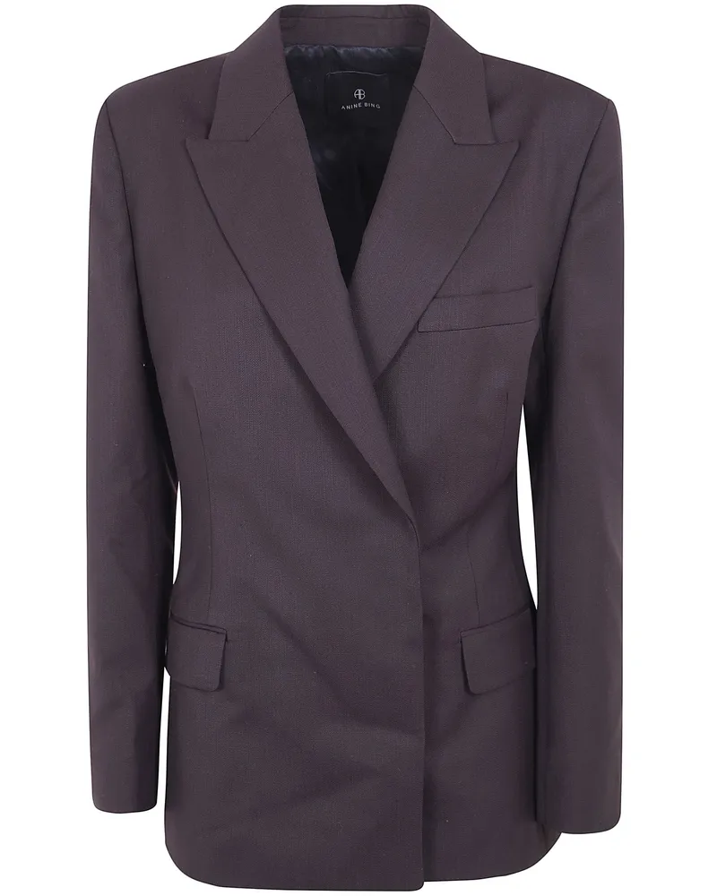 Anine Bing Aretha Blazer Jacket Brown