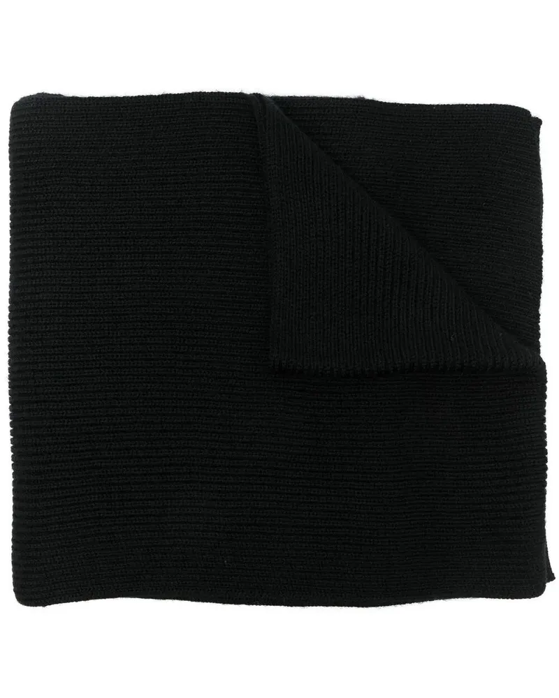 Ralph Lauren Scarf Wool "Polo Black Black