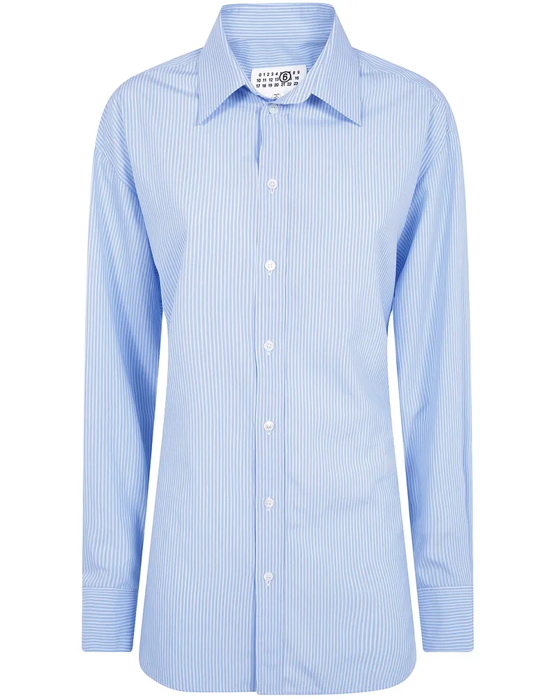 Maison Margiela Shirt Long Sleeves Classic Shirt Blue