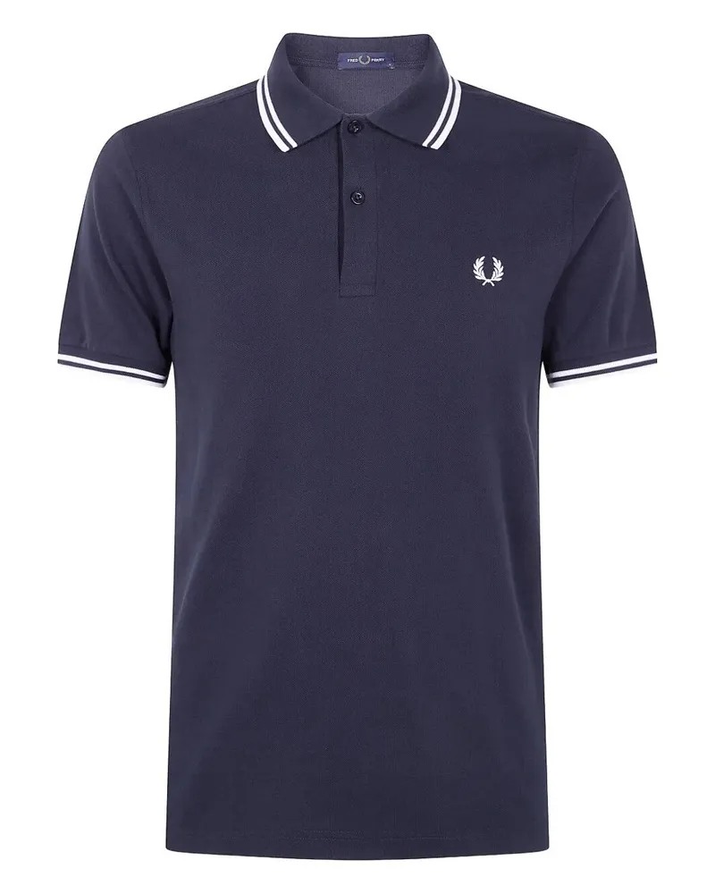 Fred Perry Fred Perry" Twin Tipped Fred Perry Shirt Blue