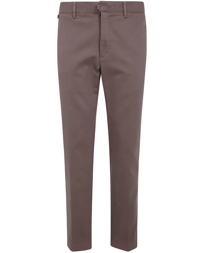 Incotex Chino Pants Classic Regular Brown
