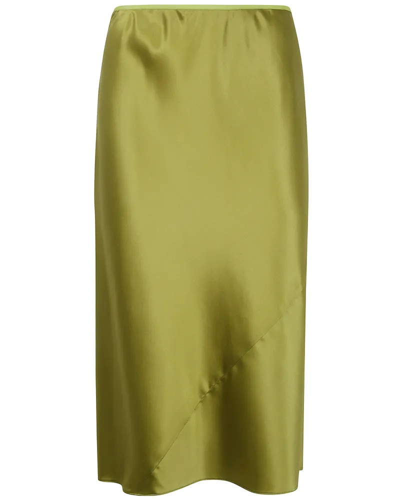 Dries van Noten Sati Midi Skirt By Dries Van Noten Green