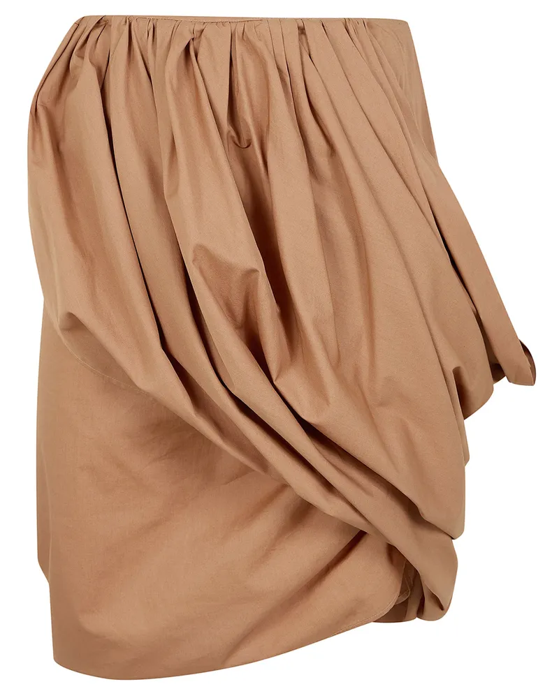 Chloé Skirt Asymmetrical "Midi Asymetrical Skirt Beige