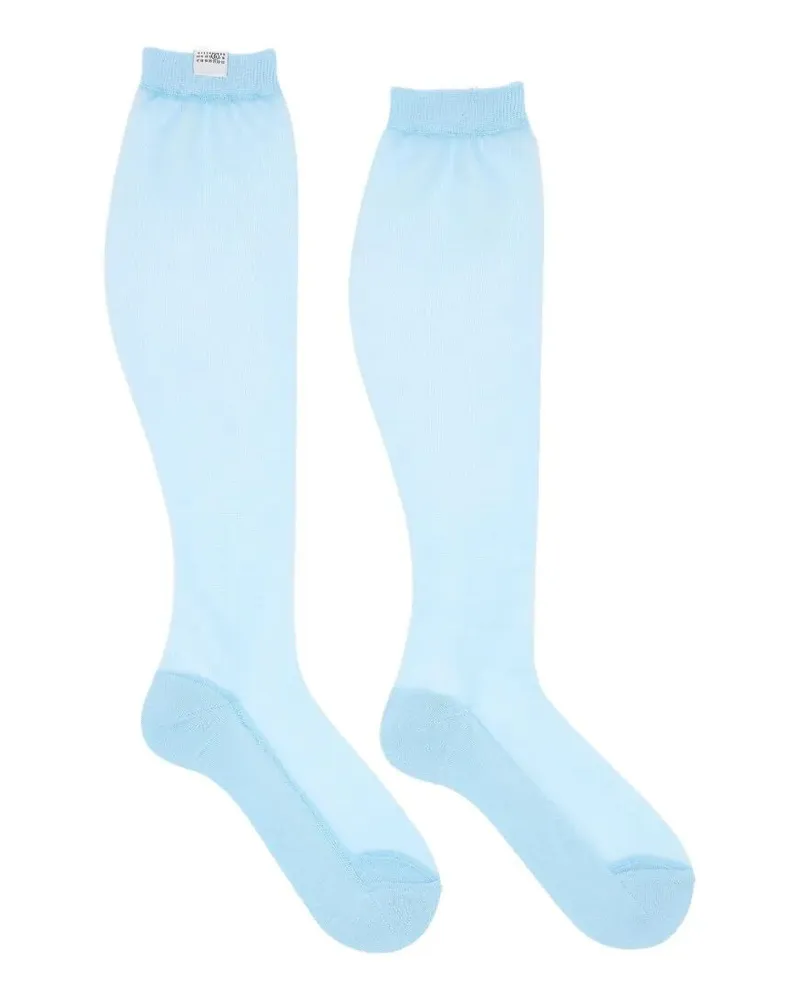 Maison Margiela Long Socks Blue