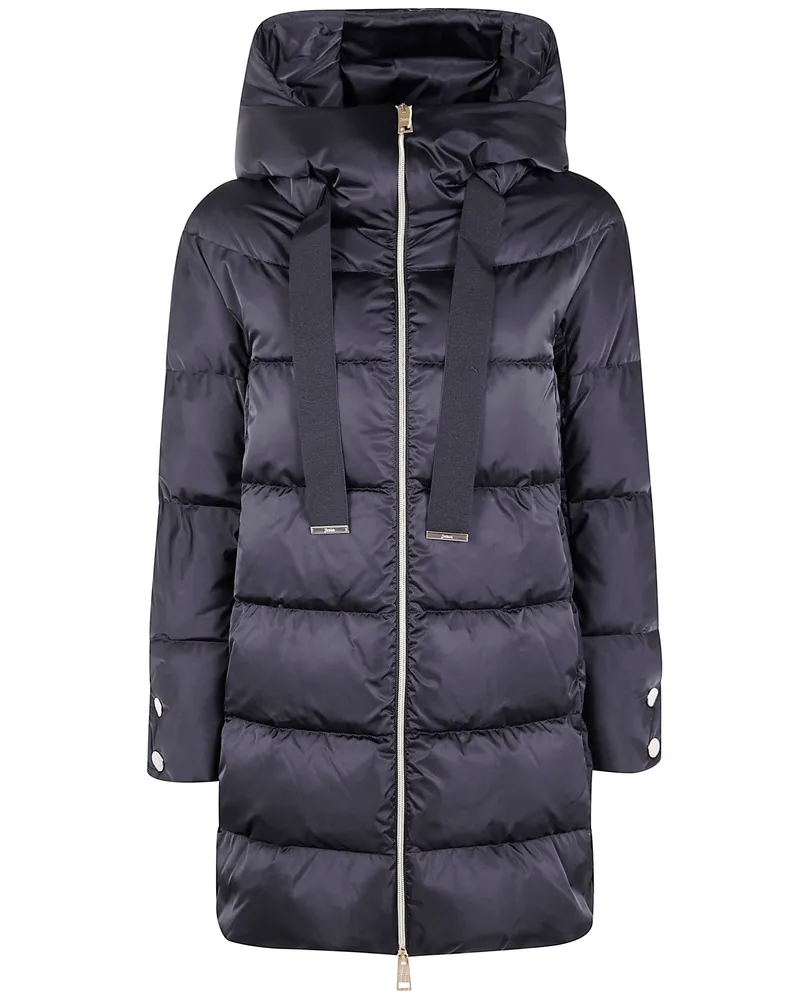 Herno A-Shape' Hooded Jacket Black