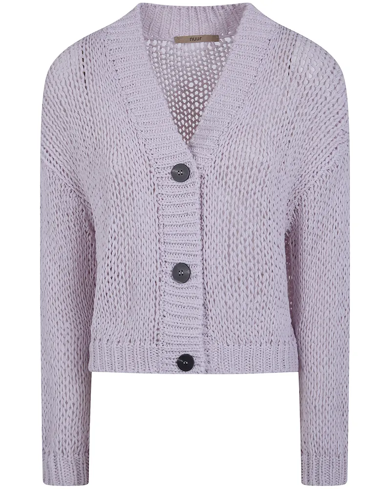 Nuur Long Sleeves Cardigan Pink