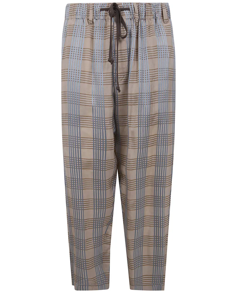 Uma Wang Gorlitz Pigiama Pants Blue