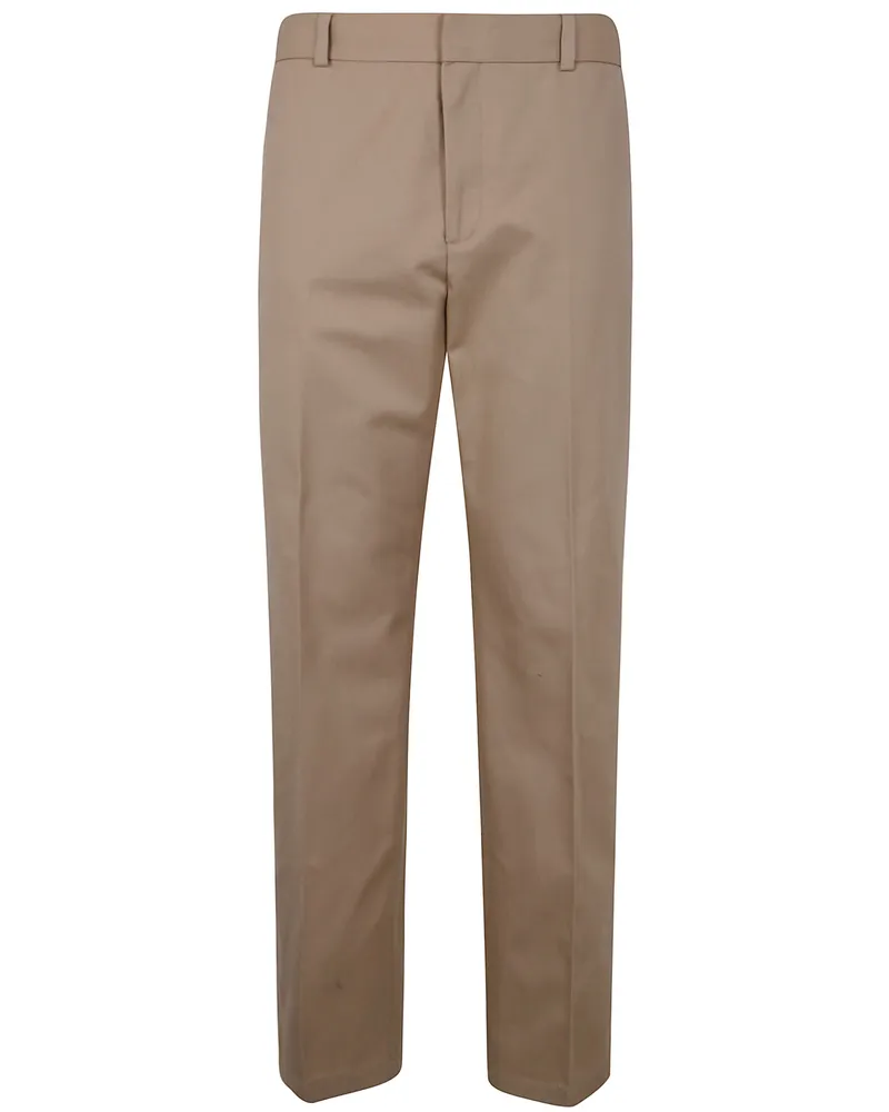 Filippa K Tailored Cotton Trousers Beige